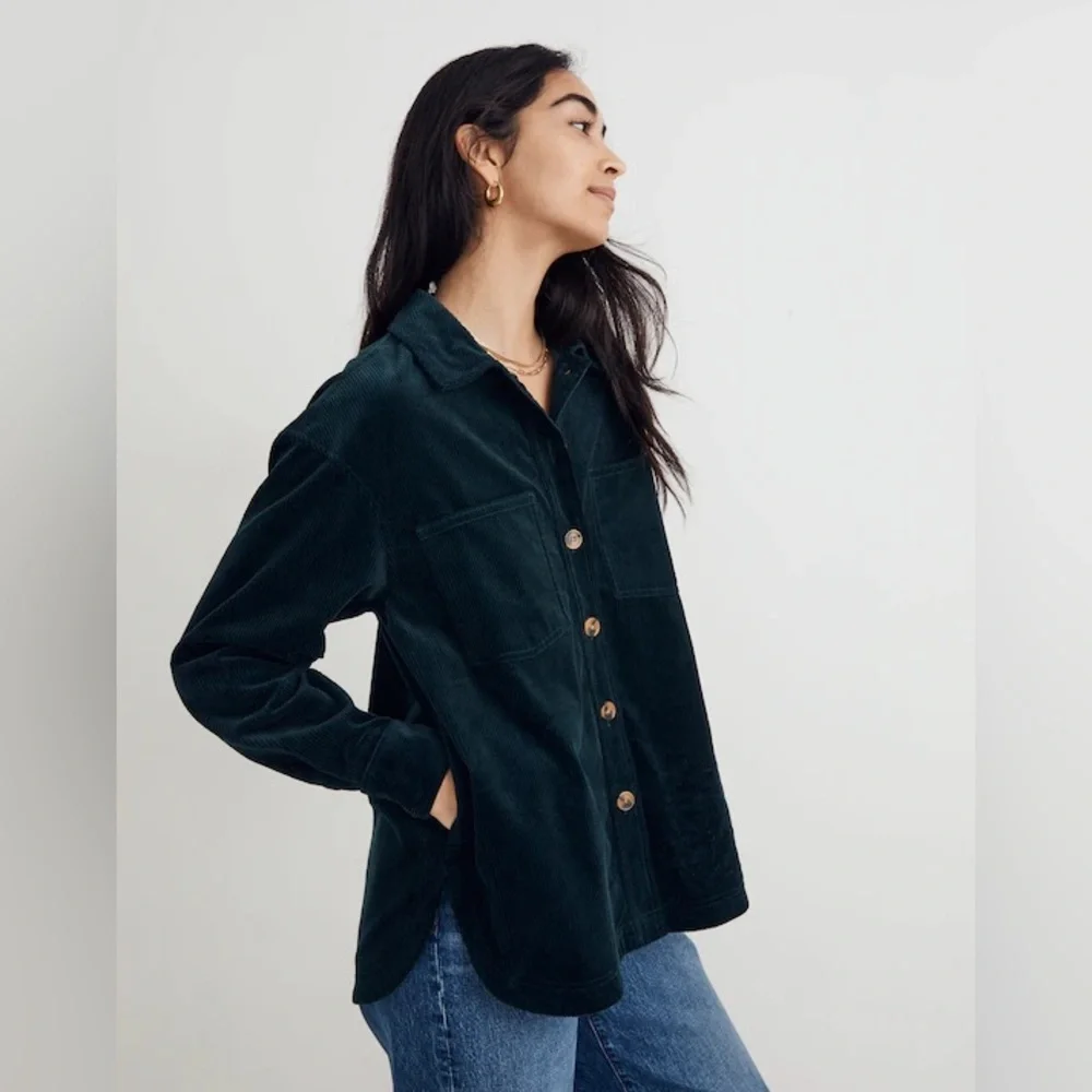 Madewell Corduroy Kentwood Oversized Shirt-Jacket - Picture 2 of 5